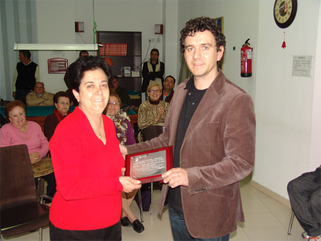 DANIEL LORIENTE. Premio al socio más participativo. Recogió el premio su madre.