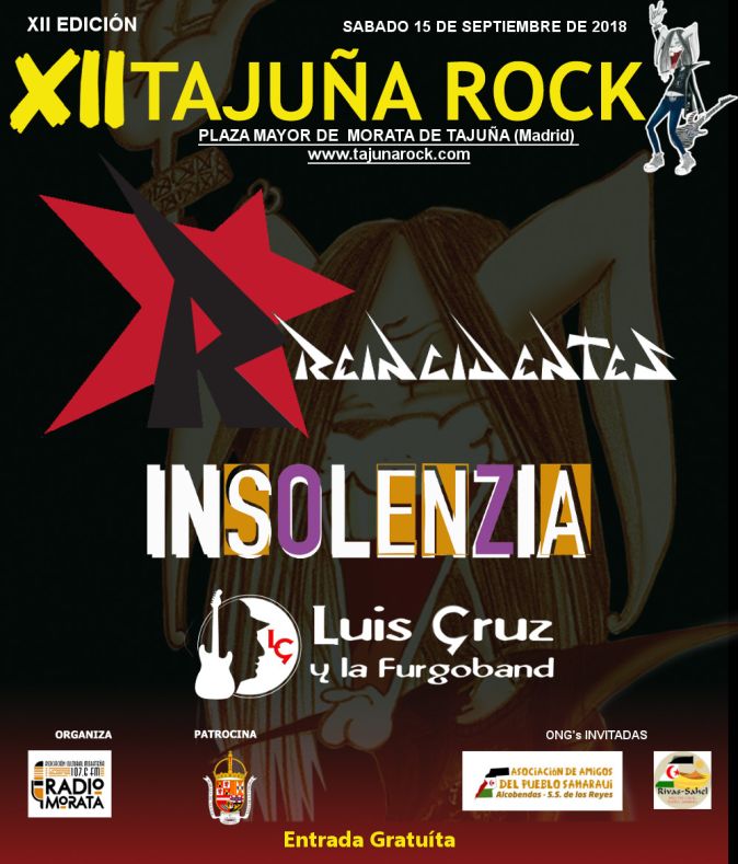 XII Festival Tajuña Rock - Morata de Tajuña - 2018